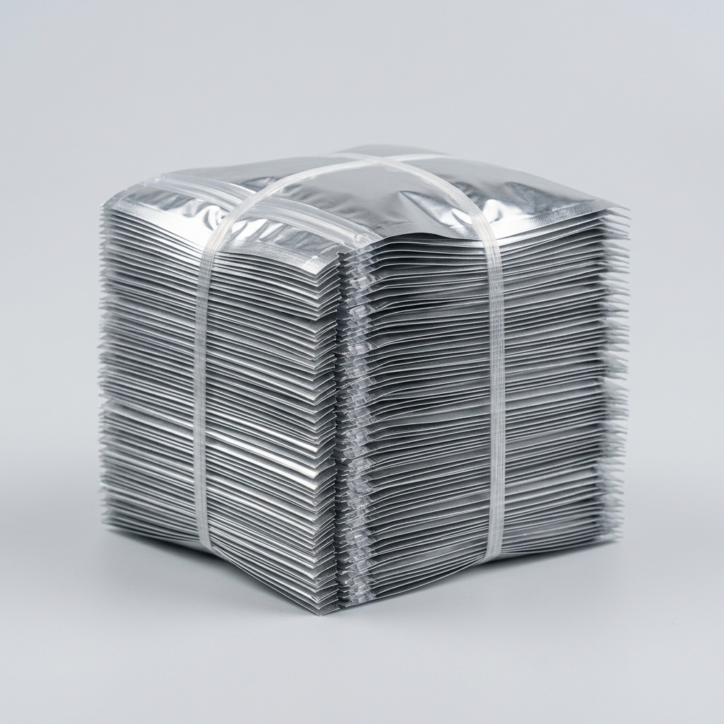 Zip Lock Pouch Silver - 100 pcs